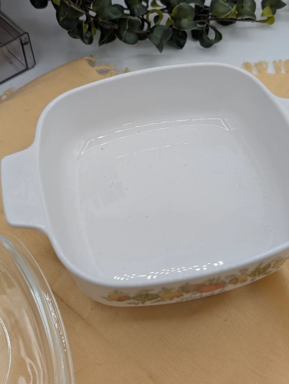 Vintage CorningWare‎ L’Echalote Casserole Dish w Lid Spice of Life A-1-B 1 Qt